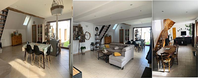 2 MAISONS communicantes.&nbsp;(SOUVIGNY DE TOURAINE)